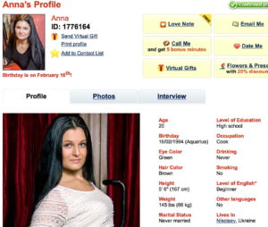 anastasiadate-scammer-profile